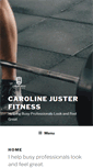 Mobile Screenshot of carolinejusterfitness.com